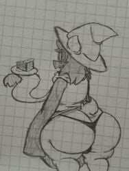 1boy big_ass deltarune ralsei sinner20033 tagme thick_thighs thong undertale_(series)