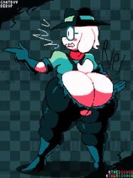 1boy ass_focus big_ass deltarune male male_only ralsei ripped_clothing ripped_pants solo tagme thedicock torn_clothes undertale_(series)