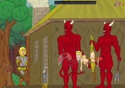 demon doble elf_female elf_male female male penetration raped raped_by_monster talentlesstoonssdm