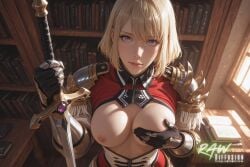 1girl ai_generated anime artist_name ass beautiful beauty blonde_female blonde_hair breasts cha_hae_in cute ecchi female hentai hi_res high_quality high_resolution highres naked nsfw nude nude_female partially_clothed patreon_username rawdiffusion rule34 solo solo_leveling stable_diffusion tits uncensored watermark