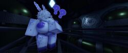 1female 1girl 1girls 3d alone ass big_breasts catnesssikkys clueless confused dat_ass deep-sea_bunny_(pressure) female furry hidden_eyes high_quality jorunna_parva long_hair nipples nude original_character posing pressure_(roblox) purple_nipples ramielzs render rendered roblox roblox_game robloxian sea_slug sea_slug_girl solo solo_female suprised tagme thick_thighs thighs walking white_body white_hair