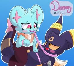 absurd_res back_wings blue_body blue_fur blush collar collar_only demmy dominant dominant_female dominant_feral duo eeveelution fangs female female_penetrated feral feral_on_feral feral_on_top feral_penetrated feral_penetrating feral_penetrating_feral from_front_position fur generation_2_pokemon generation_4_pokemon genitals hi_res kerchief knot knotting leash leash_pull lying male male/female male_penetrating mammal missionary_position nintendo nude on_back on_top open_mouth penetration penis pink_eyes pokemon pokemon_(species) scarf seraph_(h2o2) sex shinx tail teeth umbreon wings yellow_penis yellow_sclera