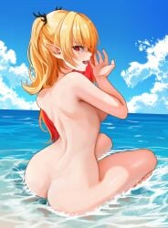 1girls breasts completely_naked completely_naked_female completely_nude completely_nude_female curvy curvy_female female female_focus female_only light-skinned_female light_skin manasenshou naked naked_female nude nude_female ruby_runeheart solo solo_female solo_focus virtual_youtuber