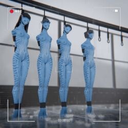 1:1 alien alien_humanoid animal_humanoid animated asphyxiation blue_body blue_skin bondage bondage bound breasts camera_view felid felid_humanoid feline feline_humanoid female gag gagged ghostoast group hands_behind_back hanged humanoid imminent_death imminent_snuff james_cameron's_avatar mammal mammal_humanoid na'vi navel nipples noose nude nude_female nude_humanoid outside raining short_playtime slim striped_body striped_skin stripes twitching vulva