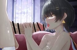 cantarella_(wuthering_waves) cuora female female_rover_(wuthering_waves) hypnosis imminent_oral precum rover_(wuthering_waves) spiral_eyes wuthering_waves