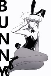 androgynous bunnysuit crossdressing femboy heels lio_fotia playboy_bunny promare t_sanft twink