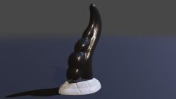 16:9 alym_(artist) animal_genitalia black_penis dildo erection genital_slit genitals hi_res penis scales scalie sex_toy tapering_penis white_body white_scales widescreen