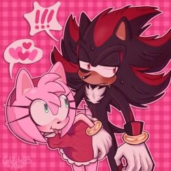 1boy 1boy1girl 1girl1boy 1girls amy_rose black_body black_fur black_hair black_nose blush blushing_female blushing_male clothed clothed_female clothed_male clothed_sex clothing cute cute_expression cute_face doggy_style fang_out fangs fangs_out female fluffy fluffy_chest fluffy_ears fluffy_hair fur fur_chest furry furry_ass furry_ears furry_female furry_male furry_only furry_tail goldyrose22 green_eyes hedgehog hedgehog_ears hedgehog_girl nervous nervous_expression nervous_male nervous_sweat oerba_yun_fang pink_body pink_fur pink_hair pink_skin red_body red_dress red_eyes red_fur red_hair rubber rubbing rubbing_penis shadow_the_hedgehog silly silly_face sonic_(series) sonic_the_hedgehog_(series) straight text_bubble