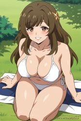 ai_generated anime bikini candid damalynas lv2_kara_cheat_datta_motoyuusha_kouho_no_mattari_isekai_life nature pinku pinku.ai pinkuai sexy tsuya