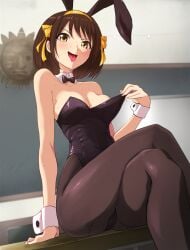 bunny_suit ecolonun mind_control numeko suzumiya_haruhi tentacle