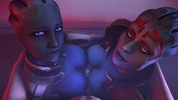 3d alien_girl animated asari between_breasts blue_body breasts eye_contact female liara_t'soni longer_than_10_seconds mass_effect outercourse paizuri pov samara sfm skeletron27 sound source_filmmaker tagme video
