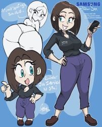 camtoons curvy_female presenting_ass samsung_sam