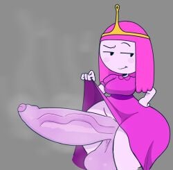 1futa 2d adventure_time balls big_penis bottom_heavy cartoon_network female futa_only futanari huge_cock mrpotato123_ princess_bubblegum simple_eyes simple_face solo steam steamy_penis tagme veins