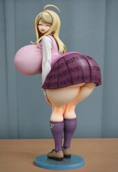 ai_generated akamatsu_kaede bent_over cow-ede_akamatsu danganronpa figure huge_ass huge_breasts tagme thick_thighs wide_hips