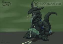 after_vore arthropod balls black_body bodily_fluids burping changeling cum death digestion doesnotexist exoskeleton friendship_is_magic genital_fluids genitals male my_little_pony open_mouth penis stomach_bulge vore