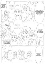 comic deed dieci female lyrical_nanoha mahou_shoujo_lyrical_nanoha_strikers masturbation monochrome nove numbers_(nanoha) otto_(nanoha) parody sein tagme wendi