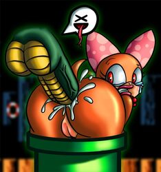 1boy 1girls anal anal_penetration anal_sex ass ass_focus balls big_ass big_butt bow bubble_ass bubble_butt butt_focus color dat_ass eyelashes female huge_ass huge_cock koopa koopalings lipstick male mario_(series) necklace nintendo pearl_necklace penis polka_dots pussy smooth_skin super_mario_world tail teeth thick_ass warp_pipe wendy_o._koopa