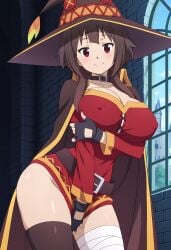 1girls ai_generated aindroidparanoid ass big_ass big_breasts big_butt breasts busty butt curvy cute fat_ass female female_only hair hi_res hips huge_breasts human kono_subarashii_sekai_ni_shukufuku_wo! konosuba large_ass large_breasts legs megumin narrow_waist nipples slim_waist solo tagme thick_ass thick_thighs voluptuous waist wide_hips witch witch_hat