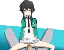 black_hair censored circle_anco clothed_sex kitayama_shizuku mahouka_koukou_no_rettousei mosaic_censoring pussy sex vaginal_penetration