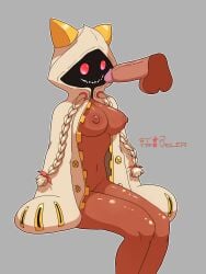 taokaka blazblue hoodie exposed_breasts exposed_nipples exposed exposed_pussy functionally_nude functionally_nude_female clothes open_clothes revealing_clothes revealing revealing_breasts visible_nipples obscured_face dark_skin dark-skinned_male dark-skinned_female dark_nipples dark_body disembodied_penis floating_penis dick_on_face staring_at_penis looking_at_penis face_on_penis penis_against_face light_hair braid braided_hair braided_twintails braids beige_hair jacket jacket_open jacket_only large_arms open_jacket big_breasts large_breasts huge_breasts massive_breasts highres high_resolution high_quality gray_background artist_name artist_signature artist_logo startraveler sharp_teeth sharp_fangs fangs pointy_teeth smile smiley_face simple_face :) smiling smiling_at_partner imminent_sex imminent_oral imminent_fellatio sitting 1girls 1girl 1boy1girl 1boy 1female red_eyes bright_eyes knee_up render rendered cat cat_ears catgirl cat_girl feline feline_humanoid male/female penis large_penis big_balls big_penis huge_cock cock partially_clothed partially_clothed_female partially_nude