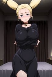 momo_nishimiya nishimiya_momo jujutsu_kaisen witch busty big_breasts large_breasts huge_breasts ass fat_ass big_ass large_ass huge_ass butt big_butt voluptuous curvy female female_only waist hips wide_hips legs cute thick_thighs thick_ass narrow_waist slim_waist aindroidparanoid ai_generated tagme 1girls breasts hi_res human hair