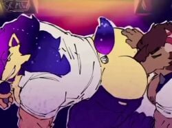 animated choco_werehound_brute collin_(heavych0c0lover) commissioner_upload cookie_run cookie_run_kingdom furry gay rimming rimming_male schwarzwalder sound srmercubutnsfw tagme video