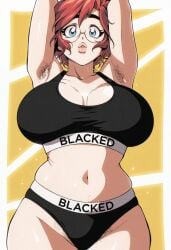 1girls 2d 2d_(artwork) 2d_artwork ai_assisted ai_generated armpit armpit_crease armpit_hair armpits arms_above_head arms_behind_head arms_up ass balak belly_button big_areola big_ass big_breasts big_butt big_lips big_thighs black_eyebrows black_eyelashes blacked blacked_clothing blue_eyes breasts breasts_apart breasts_bigger_than_head child_bearing_hips chubby chubby_belly chubby_female chunky cleavage collarbone dark_eyebrows deep_cleavage digital_media_(artwork) edit enormous_ass enormous_breasts enormous_thighs fat_ass fat_butt fat_mons female female_focus female_human female_only full_lips gigantic_ass gigantic_breasts gigantic_thighs glasses grok hairy_armpits highres hip_dips hips hips_wider_than_shoulders huge_ass huge_breasts huge_butt huge_lips huge_thighs large_ass large_breasts large_butt large_thighs light-skinned_female light_skin long_eyelashes love_handles luscious_lips maxine_(balak) milf mons_pubis mound_of_venus narrow_waist navel no_nude no_nudity pale pale-skinned_female pale_skin pink_lips plump plump_ass plump_breasts plump_butt plump_lips plump_thighs pubes pubes_exposed pubic_hair pubic_hair_peek pubic_mound pussy pussy_mound red_hair redhead shiny shiny_body shiny_breasts shiny_skin shiny_thighs skindentation small_bikini small_waist sole_female solo solo_female solo_focus thick thick_ass thick_butt thick_eyebrows thick_eyelashes thick_hips thick_legs thick_lips thick_thighs thighs thighs_bigger_than_head thighs_large thighs_together thighs_waist voluptuous voluptuous_ass voluptuous_body voluptuous_female wide_hip wide_hipped_female wide_hipped_human wide_hips