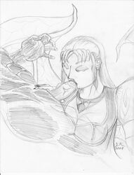 dungeons_and_dragons fall-from-grace female male monochrome oral pale_skin penis planescape planescape:_torment rough_sketch succubus unseen_male_face wizards_of_the_coast