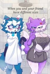 ai_generated female furry kiladosha kit_community nori_kitty shower