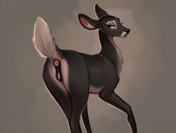 cookie-girl ai_generated feral feral_only deer deer_girl deer_ears deer_tail presenting_hindquarters presenting_anus equine_pussy equine_anus anatomically_correct_pussy anatomically_correct doe feminine eyelashes long_eyelashes bedroom_eyes from_behind_view leg_up tail_lift open_mouth realistic realistic_feral realistic_anatomy