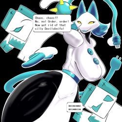 tasque from deltarune by kitsukaelkami