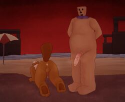 2boys 3_toes 3toes absurd_res after_anal after_anal_penetration after_gay_sex after_sex aftersex all_fours anal_creampie animal_genitalia animal_penis anthro anthro_male anthro_only anus arms_behind_back back balls beach beach_background beach_umbrella beaver beaver_tail bent_over bigger_top bodily_fluids bodily_fluids_in_ass bottomless bottomless_male broadside_beach brown_body brown_fur bucky_beaver cock creampie creampied cum cum_in_anus cum_in_ass cum_inside cum_on_penis cum_string dick duo duo_male ears erect_after_cumming faceless faceless_character faceless_male feet felixmcfurry functionally_nude functionally_nude_male fur furry furry_male gay genderless genital_fluids genitals hands_behind_back hat height_difference hi_res high_resolution larger_top male male/male male_anthro male_anus male_duo male_furry male_only mammal medial_ring neck_ruffle no-human no_human no_humans non-human non-human_only ocean only_male open_mouth outdoors outdoors_nudity outside outside_sex parasol penis penis_size_difference pink_penis pinniped_penis png raised_tail red_lighting red_sky rodent sand sea semen sex sheath shipwrecked_64 size_difference sky small_hat smaller_bottom standing standing_up starling_(broadside_beach) tail tail_raised tail_up tan_body testicles the_husk the_husk_(shipwrecked_64) tinted toes umbrella unknown_species unseen_male_face unsheathed video_games water white_clothes white_clothing white_hat