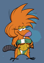 angry_beavers beaver female nickelodeon solo tagme treeflower