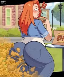 !! 1girls 2020s 2026 2026s apple_butt atom_eve back_rolls big_ass big_butt big_butt_(female) black_border burger butterknife742 color digital_drawing_(artwork) digital_media_(artwork) eating fart fart_cloud fart_fetish farting_in_face farts food gigantic_ass huge_butt huge_butthole huge_cock invincible invincible_(tv_series) jeans jpeg massive_ass official_alternate_costume onomatopoeia red_hair redhair redhead redhead_female redheaded_female samantha_eve_wilkins slightly_chubby slightly_chubby_female solo solo_female solo_focus suprised suprised_eyes suprised_look thick_thighs thunder_thighs thunderthighs twitter_link voluptuous voluptuous_female watermark