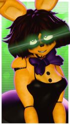 2026 3d 3d_(artwork) 3d_render anthro anthro_femboy bunny bunny_boy bunny_ears five_nights_at_freddy's furry furry_femboy gold_body green_eyes jordevoir mishuyuu_(modeler) solo spring_bonnie_(fnaf) spring_bonnie_(mishuyuu)