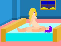 1boy 1girls aileen_(sensual_pleasure_3) animated areolae ass big_breasts blonde_female blonde_hair blue_eyes breasts cowgirl_position female game_cg girl_on_top jermaneels loop looping_animation nipples penis pixel_animation pixel_art pussy sensual_pleasure_3 sex straddling thick_thighs thighs vaginal_penetration
