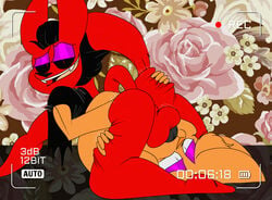 adultpartypunch anthro ass balls black_sclera canid canine canis clothed clothing cuckold damian_(zoophobia) demon digital_media_(artwork) domestic_dog duo erection female female_penetrated forced forced_oral fur genitals hair heart hi_res humanoid_genitalia kangaroo kayla_(zoophobia) looking_at_viewer macropod male male/female male_penetrating male_penetrating_female mammal marsupial nude open_mouth oral oral_penetration penetration penile penis pushing red_body sex smile topwear zoophobia