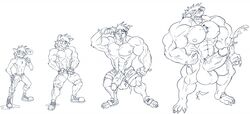 1boy ? activision anthro arody balls bandicoot bara big_balls big_muscles big_penis black_and_white bodily_fluids body_size_growth clothing crash_(series) crash_bandicoot cum expansion genital_expansion genital_fluids genitals growth male male_only mammal marsupial monochrome muscle_growth muscular nipples no_color orgasm penis penis_expansion sequence size_transformation solo torn_clothing transformation video_games