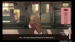 animated audio big_breasts cum sex tagme tan_body tan_skin train train_interior video