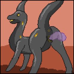 1:1 animated anus digital_media_(artwork) disembodied_penis female feral genitals gif looking_at_viewer low_res male open_mouth penis pixel_art raised_tail short_playtime smoglin_(starbound) solo solo_focus standing starbound temtem_lover vaginal_penetration video_games