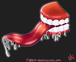 amazing_digital_circus caine caine_(the_amazing_digital_circus) digital_circus drool drool_on_tongue drool_string drooling saliva saliva_on_tongue saliva_string saliva_trail tadc the_amazing_digital_circus tongue tongue_out