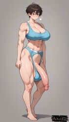 1futa 1futanari ai_generated athletic athletic_futa big_balls big_breasts big_penis flaccid flaccid_penis full_body futa_is_bigger futa_only futadom futanari huge_balls huge_cock hyper_balls hyper_penis large_balls large_penis long_penis massive_penis muscular muscular_futa penis_out saggy_balls thick_thighs tight_clothing veiny_penis