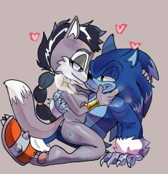 cowgirl_position hand_behind_back hand_on_face hearts_around_head looking_at_another looking_at_partner looking_pleasured lupe_the_wolf nicole_chees romantic_ambiance romantic_sex sex_from_front sonic_the_hedgehog sonic_the_hedgehog_(archie) sonic_the_hedgehog_(series) sonic_the_werehog sonic_unleashed