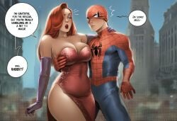 1boy 1boy1girl 1girls ai_generated big_ass big_breasts big_thighs breasts crossover curvaceous curvy curvy_figure digital_media_(artwork) disney female hips huge_ass huge_breasts huge_thighs jessica_rabbit large_ass large_breasts large_thighs legs light-skinned_female light-skinned_male light_skin male male/female married_female marvel marvel_comics mature mature_female peter_parker phophopho red_hair slim_waist spider-man spider-man_(series) story straight thick thick_ass thick_hips thick_legs thick_thighs thighs touchstone voluptuous waist who_framed_roger_rabbit wide_hips wife