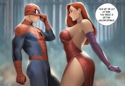 1boy 1boy1girl 1girls ai_generated big_ass big_breasts big_thighs breasts crossover curvaceous curvy curvy_figure digital_media_(artwork) disney female hips horny horny_female huge_ass huge_breasts huge_thighs jessica_rabbit large_ass large_breasts large_thighs legs light-skinned_female light-skinned_male light_skin male male/female married_female marvel marvel_comics mature mature_female peter_parker phophopho red_hair slim_waist spider-man spider-man_(series) straight thick thick_ass thick_hips thick_legs thick_thighs thighs touchstone voluptuous waist who_framed_roger_rabbit wide_hips wife