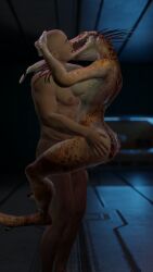 1boy 1boy1girl 1girl1boy 1girls 3d 3d_(artwork) 3d_render alien alien/human alien_girl ass ass_grab avian bird_girl blender breasts breasts_out consensual digitigrade female_alien female_kig-yar female_monster french_kiss french_kissing grabbing_ass halo_(game) halo_(series) hand_on_ass hand_on_head human human_male human_male_on_alien_female human_penetrating ibie'shan jackal_(halo) kig-yar kiss kissing kissing_while_penetrated monster_girl naked nipples nude nude_female nude_male scalie self_upload stand_and_carry_position standing vaginal_penetration vektrie visible_nipples yellow_eyes