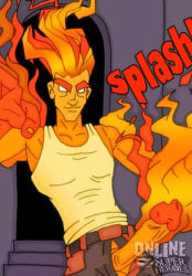 fantastic_four johnny_storm male_only marvel marvel_comics online_superheroes