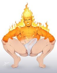 fantastic_four johnny_storm male male_focus male_only marvel marvel_comics reiner55 solo solo_focus solo_male tagme