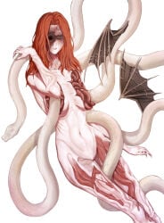 1girls artist_request elden_ring eyeless eyeless_female female female_only fromsoftware genderbend genderswap genderswap_(mtf) gore grotesque messmer_the_impaler no_eyes pale-skinned_female pale_skin pussy red_hair redhead rule_63 shadow_of_the_erdtree snake snake_girl vagina