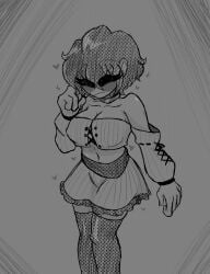 1girls 2024 breasts dark_skin dark_skinned_female female female_only mondongo nestoku oc original_character tagme thighhighs thighs